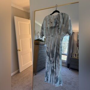 Rails Blue and Gray Tie-Dye Dress new with tags sz sorg$268